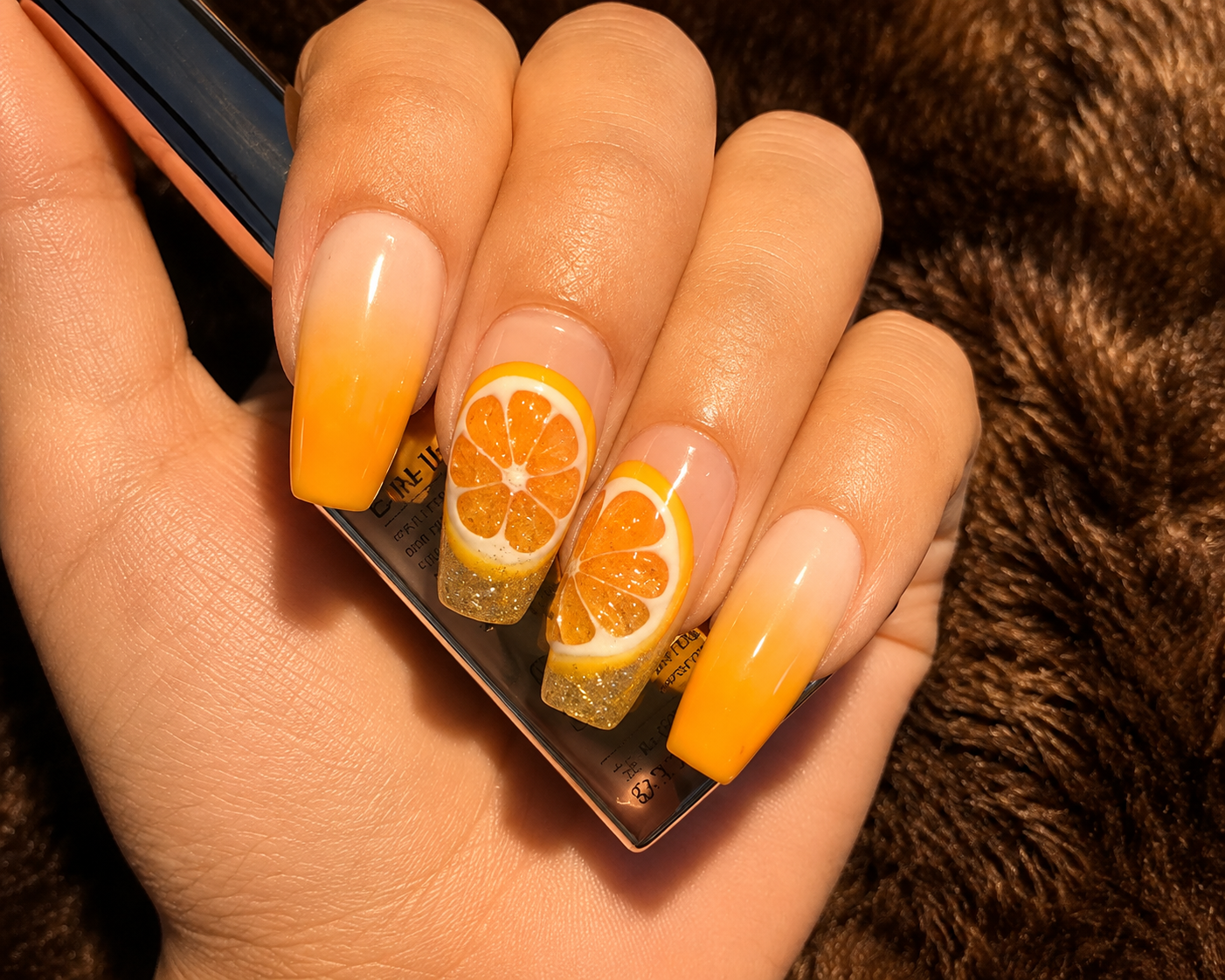 Detailed nail care and art at Amrutha Salon