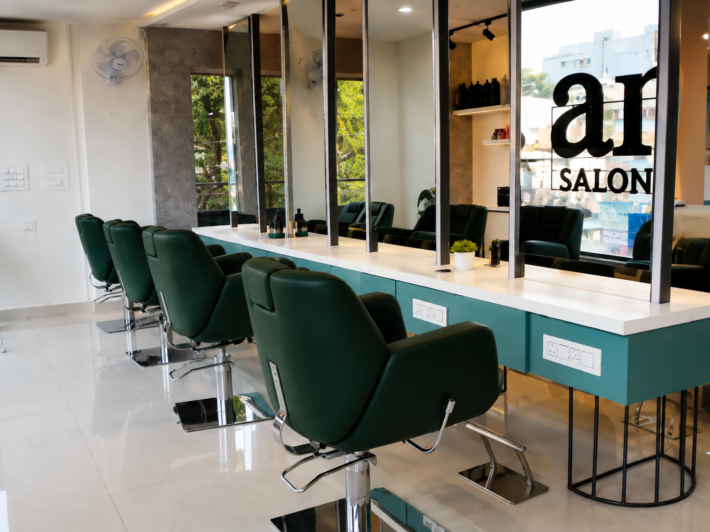 Amrutha Salon interior Vanasthalipuram