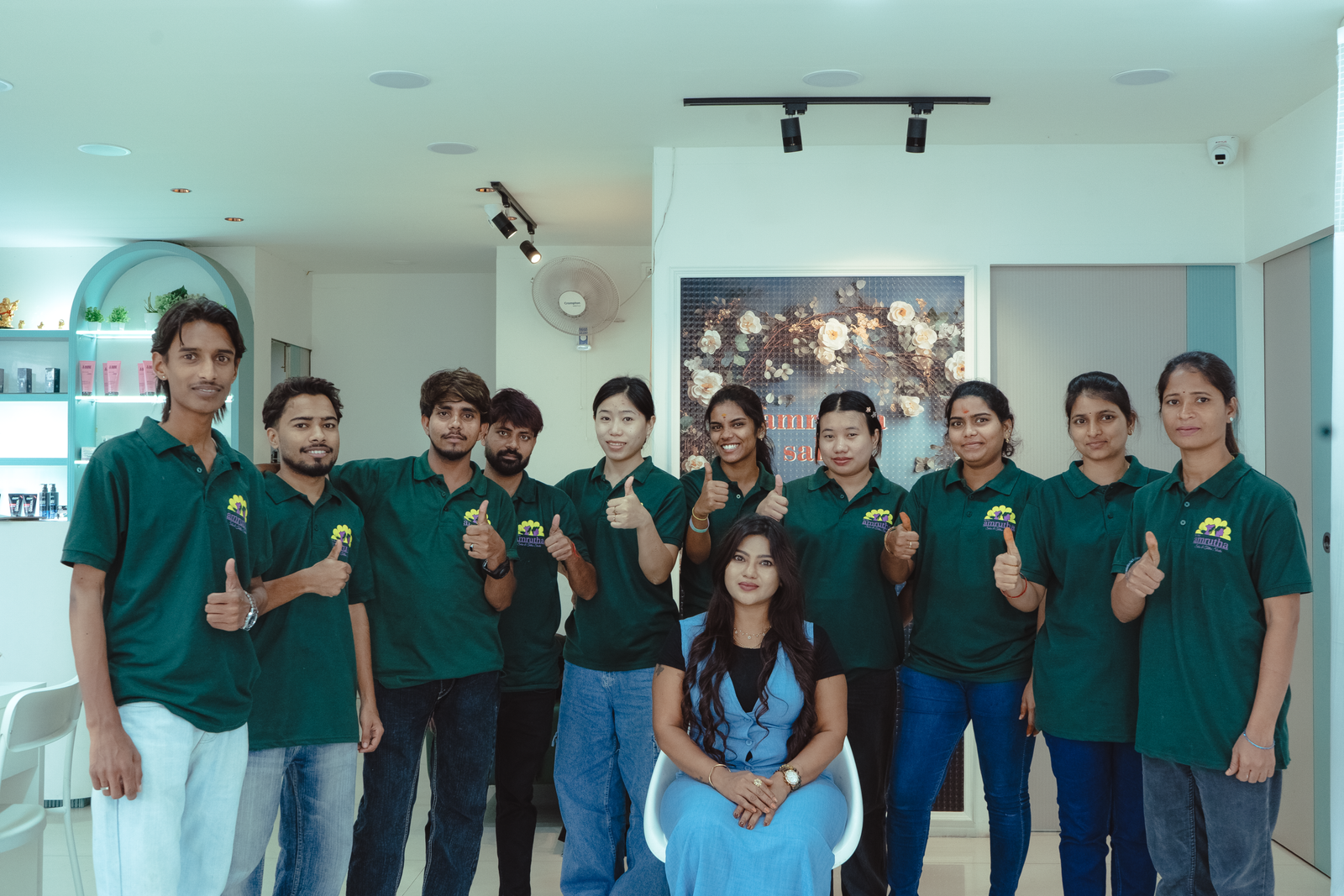 Amrutha Salon professional team